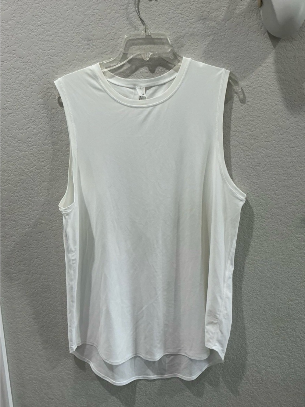 Lululemon Waterside Tank Dress Cover-up Size M Womens White Beach Swimwear